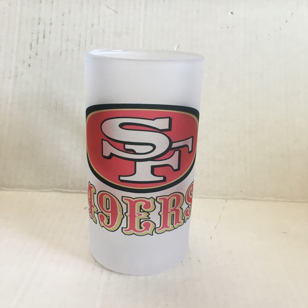 San Francisco 49ERS 16oz beer glass mug